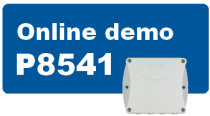 Vyskúšajte online demo teplomeru P8510